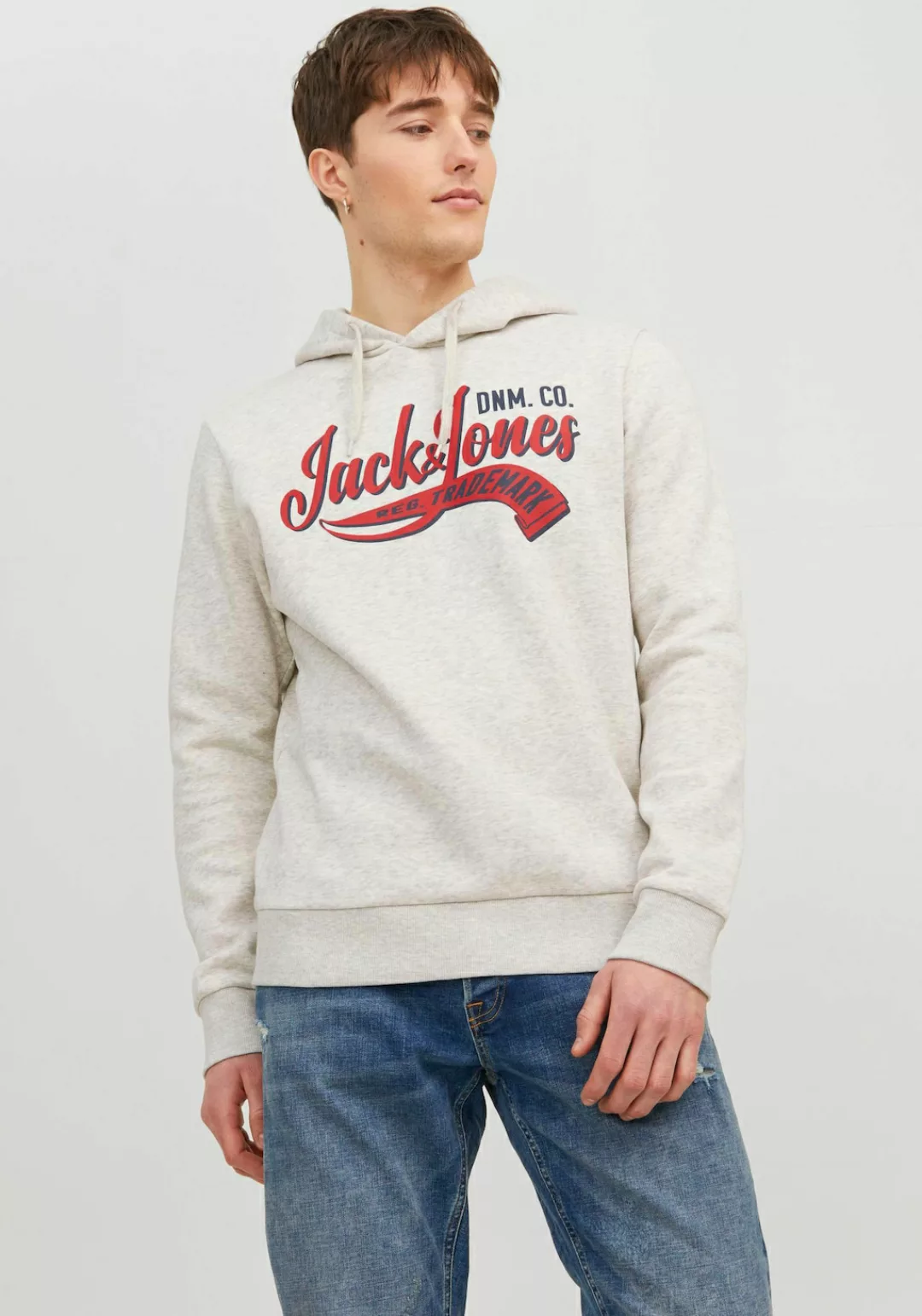 Jack & Jones Kapuzensweatshirt "JJELOGO SWEAT HOOD 2 COL 23/24 NOOS" günstig online kaufen