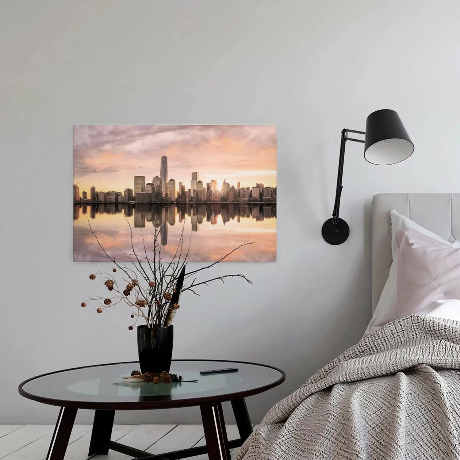 A.S. Création Leinwandbild "Skyline NY", New York, (1 St.), Skyline Bild Ke günstig online kaufen