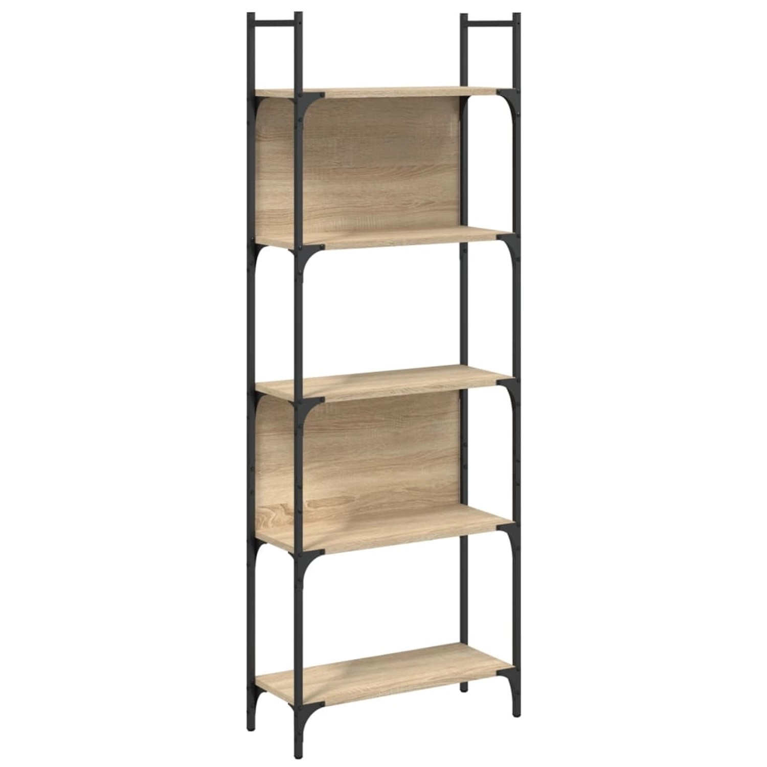 vidaXL Bücherregal 5 Böden Sonoma-Eiche 60,5x24x166,5 cm Holzwerkstoff günstig online kaufen