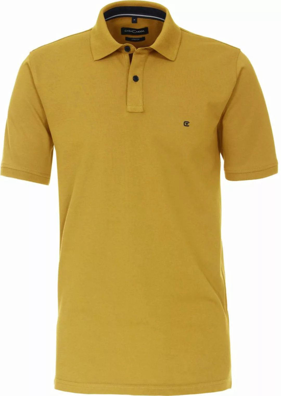Casa Moda Poloshirt Stretch Gelb - Größe M günstig online kaufen