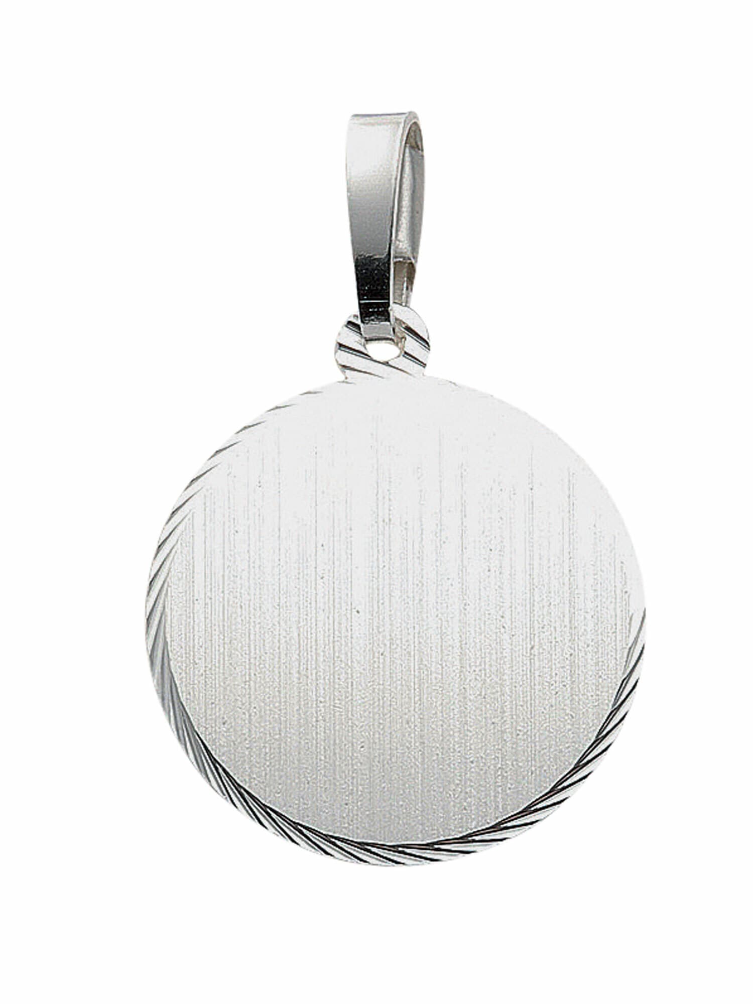 Adelia´s Kettenanhänger "925 Silber Gravurplatte Anhänger", Silberschmuck f günstig online kaufen