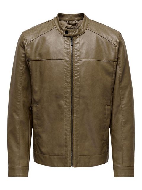 ONLY & SONS Bikerjacke ONSMIKE PU RACER JACKET OTW VD NOOS günstig online kaufen