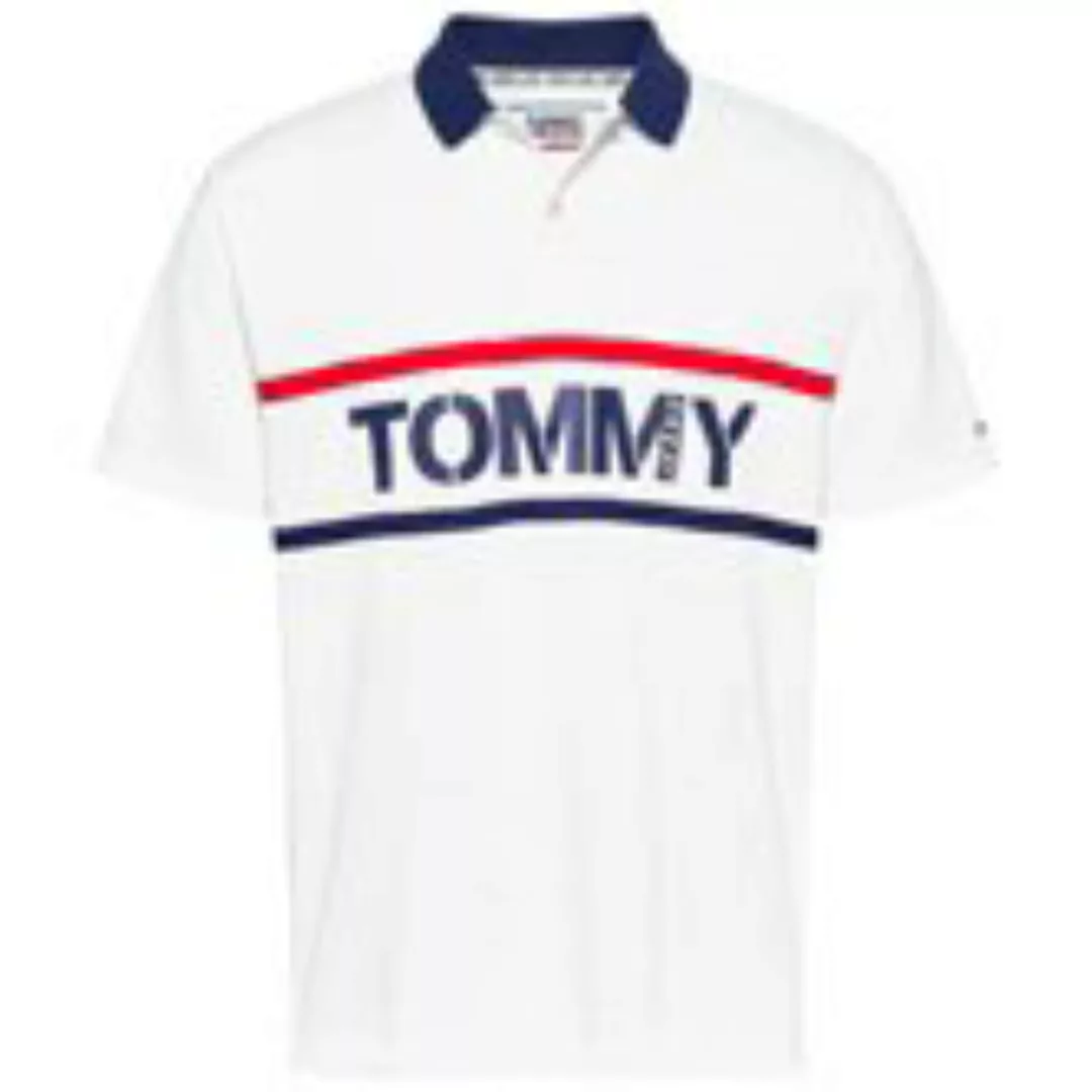 Tommy Jeans Bold Graphic Kurzarm-poloshirt XL White günstig online kaufen