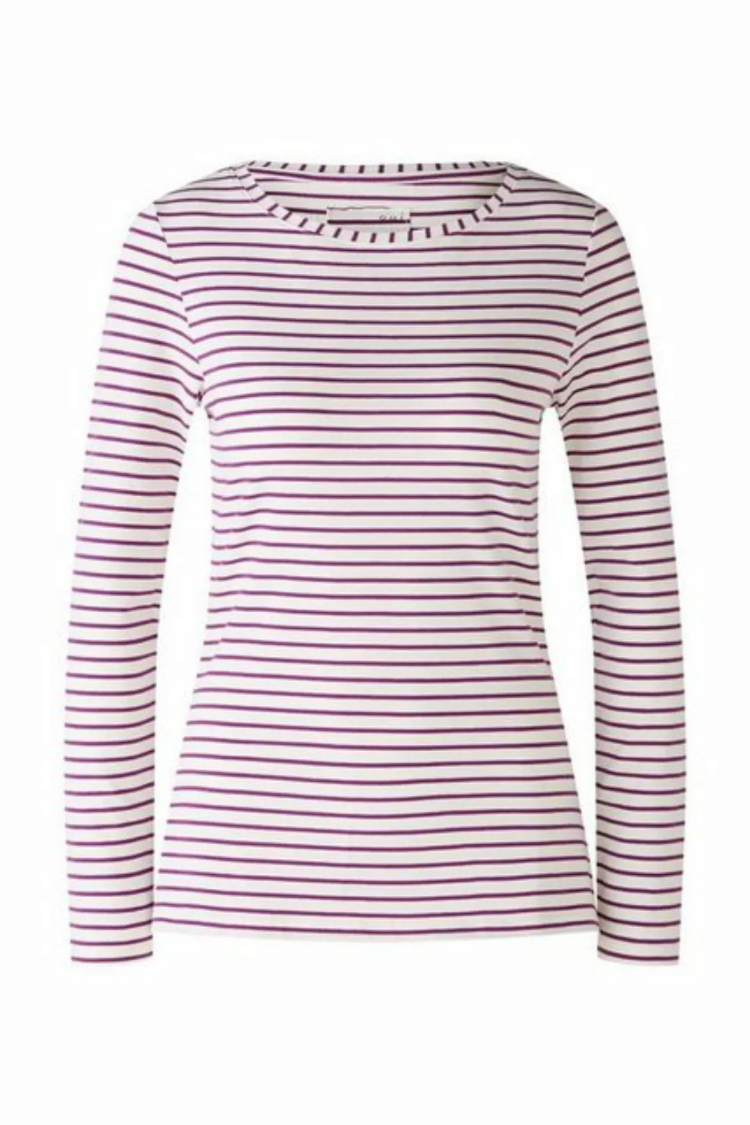 Oui T-Shirt T-Shirt, white violett günstig online kaufen