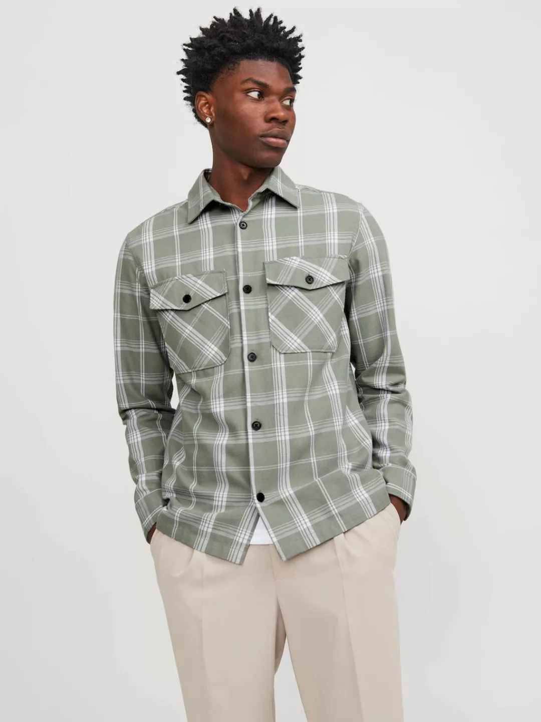 Jack & Jones Langarmhemd "JPRCCROY SPRING CHECK OVERSHIRT L/S SN" günstig online kaufen