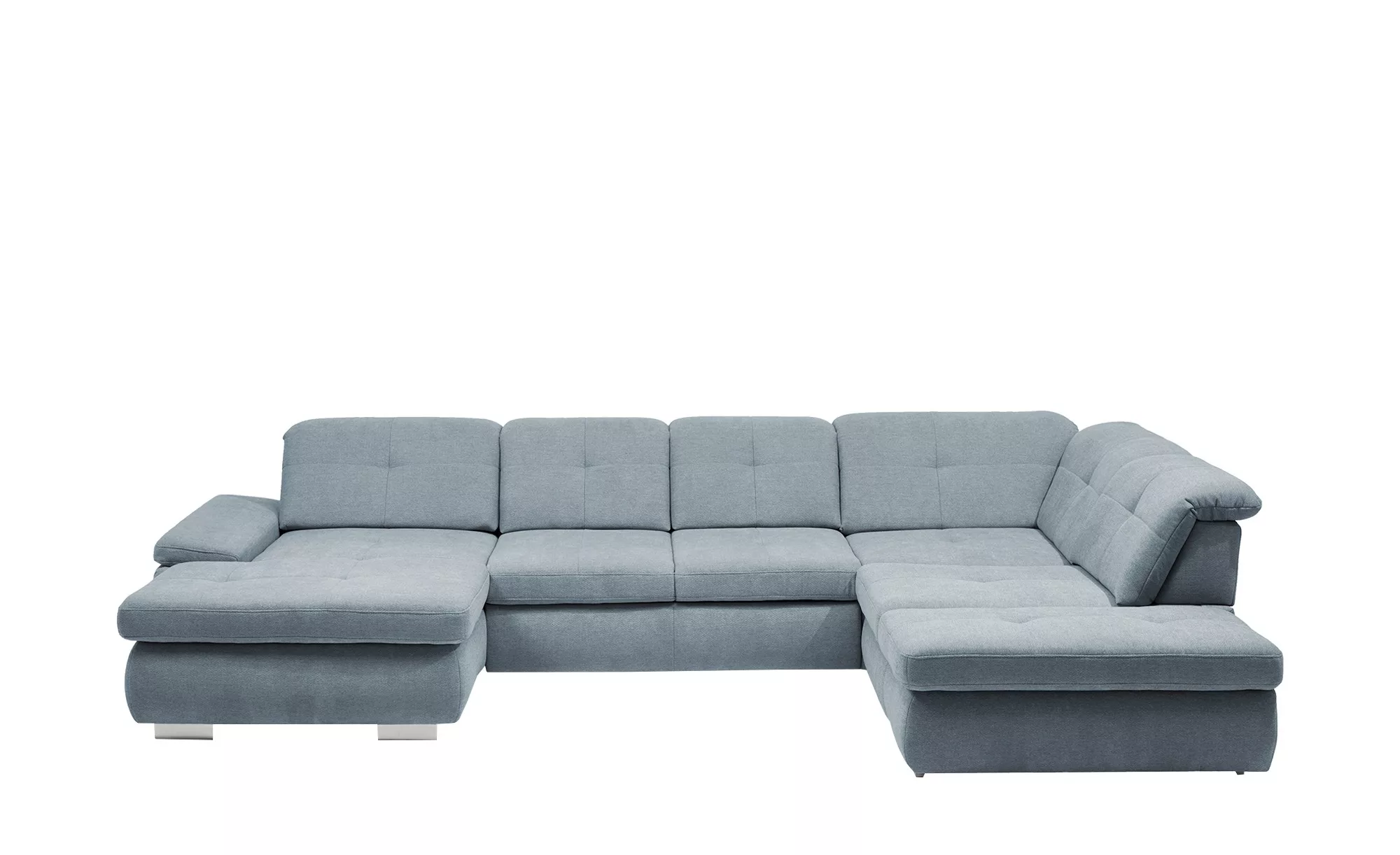 Wohnlandschaft - blau - 85 cm - Polstermöbel > Sofas > Wohnlandschaften - M günstig online kaufen