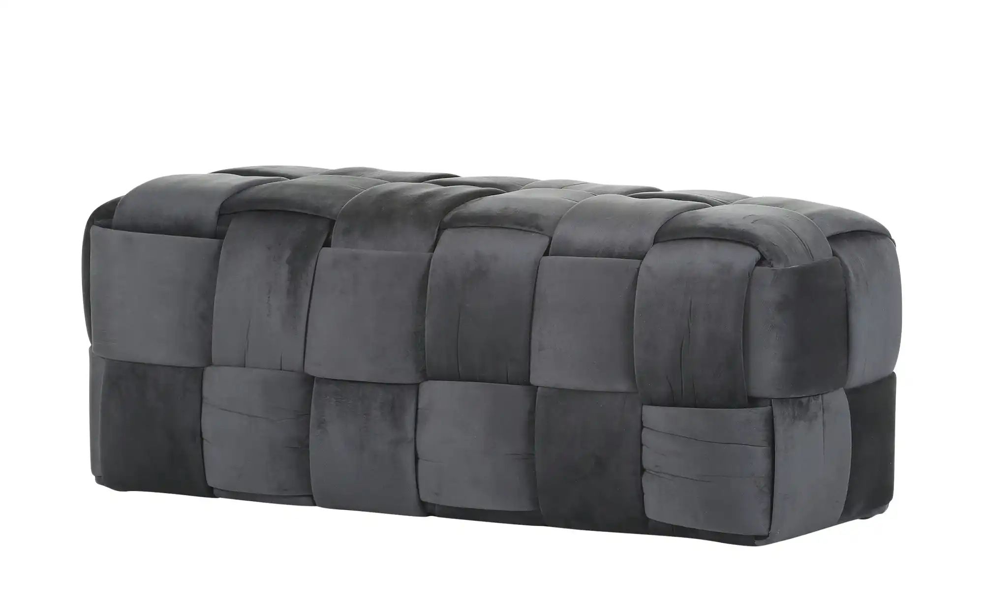 Hockerbank  Weave ¦ grau ¦ Maße (cm): B: 110 H: 45 T: 45.0 Polstermöbel > H günstig online kaufen