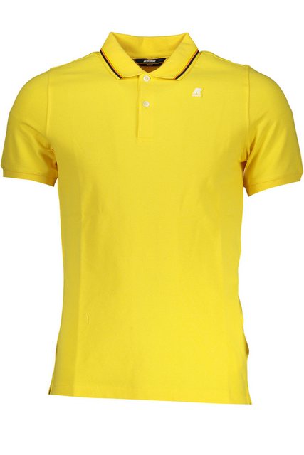 K-Way Poloshirt Herren-Kurzarm-Poloshirt Gelb – Stilvolle Details günstig online kaufen