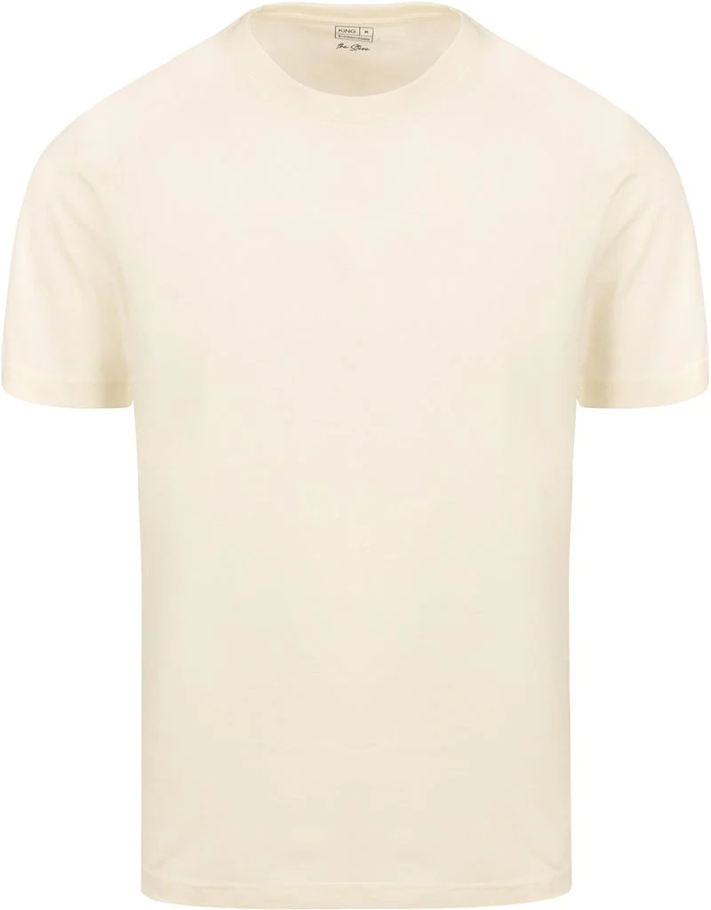 King Essentials The Steve T-Shirt Ecru - Größe M günstig online kaufen