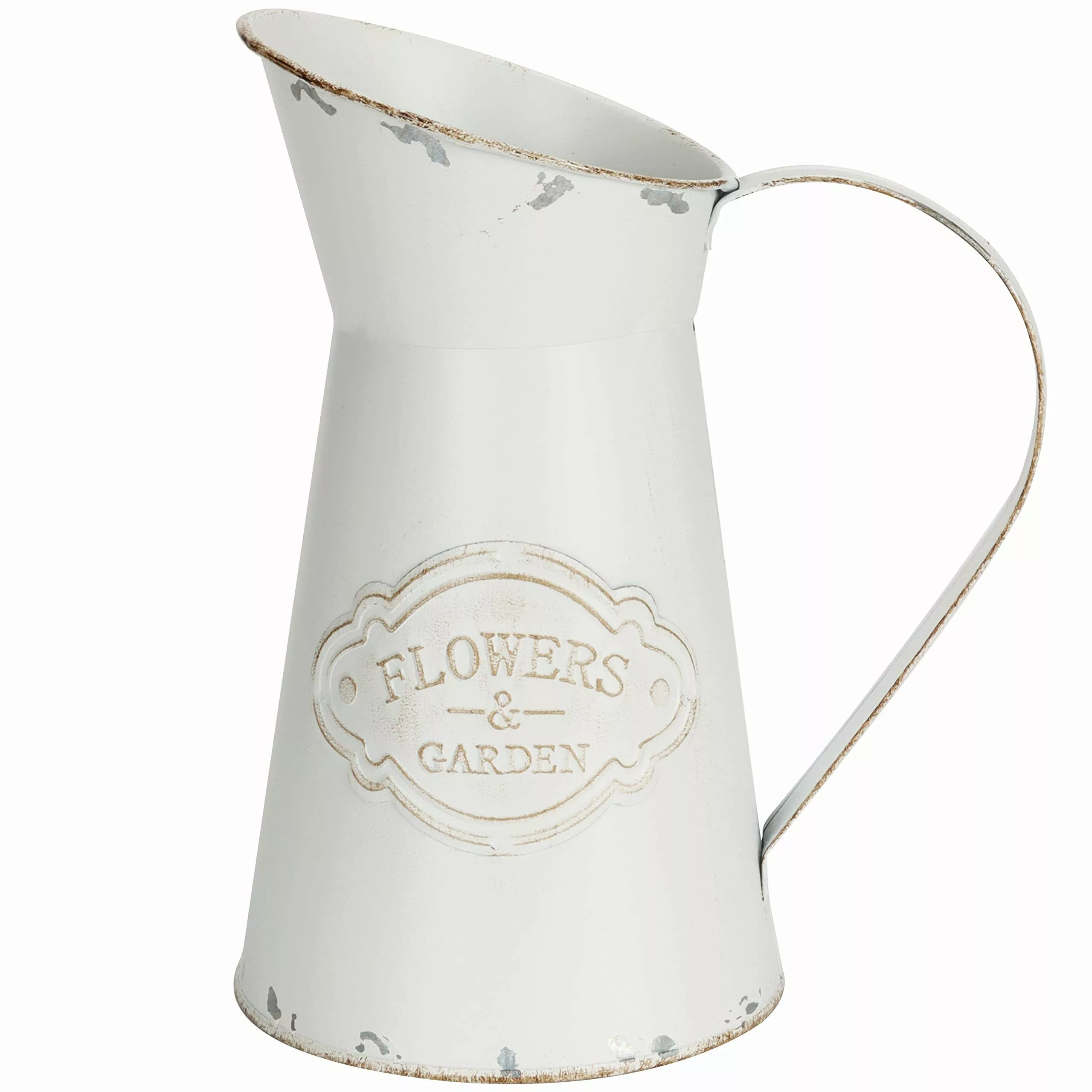 Belle Vous Dekovase Rustikale Metall Blumenvase günstig online kaufen
