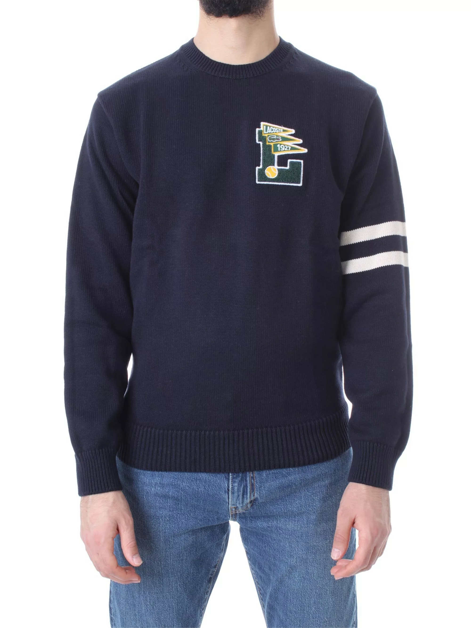 LACOSTE Sweatshirt Herren blau cotone günstig online kaufen