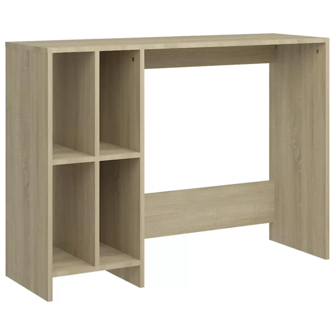 Computertisch Sonoma-eiche 102,5x35x75 Cm Spanplatte günstig online kaufen