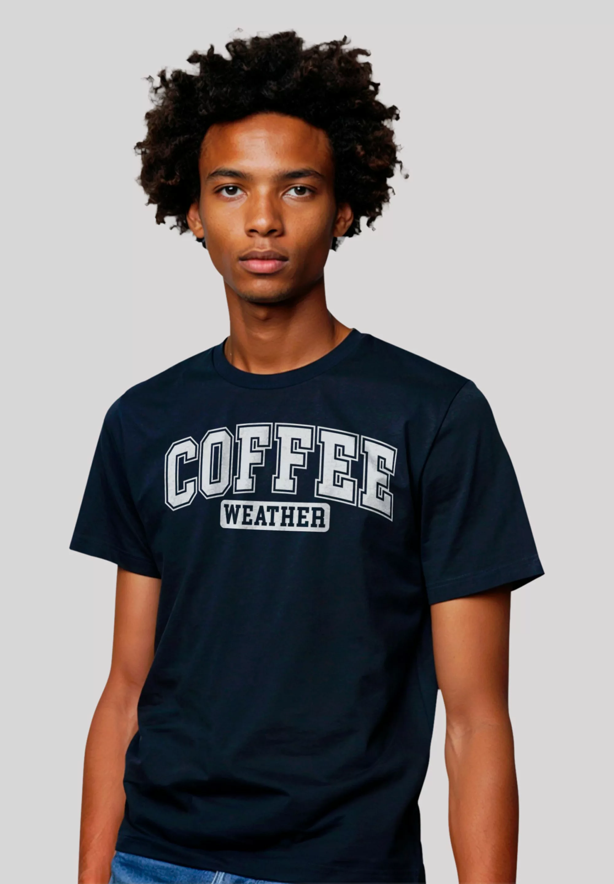 F4NT4STIC T-Shirt "Coffee Weather Winter Holiday Weihnachten", Premium Qual günstig online kaufen