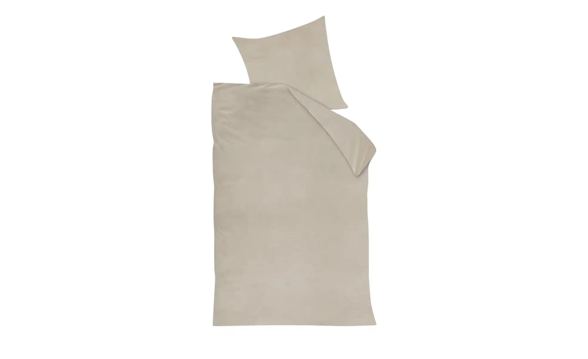 Cord Wende-Bettwäsche  Cosy Corduroy ¦ beige ¦ Maße (cm): B: 135 Bettwaren günstig online kaufen