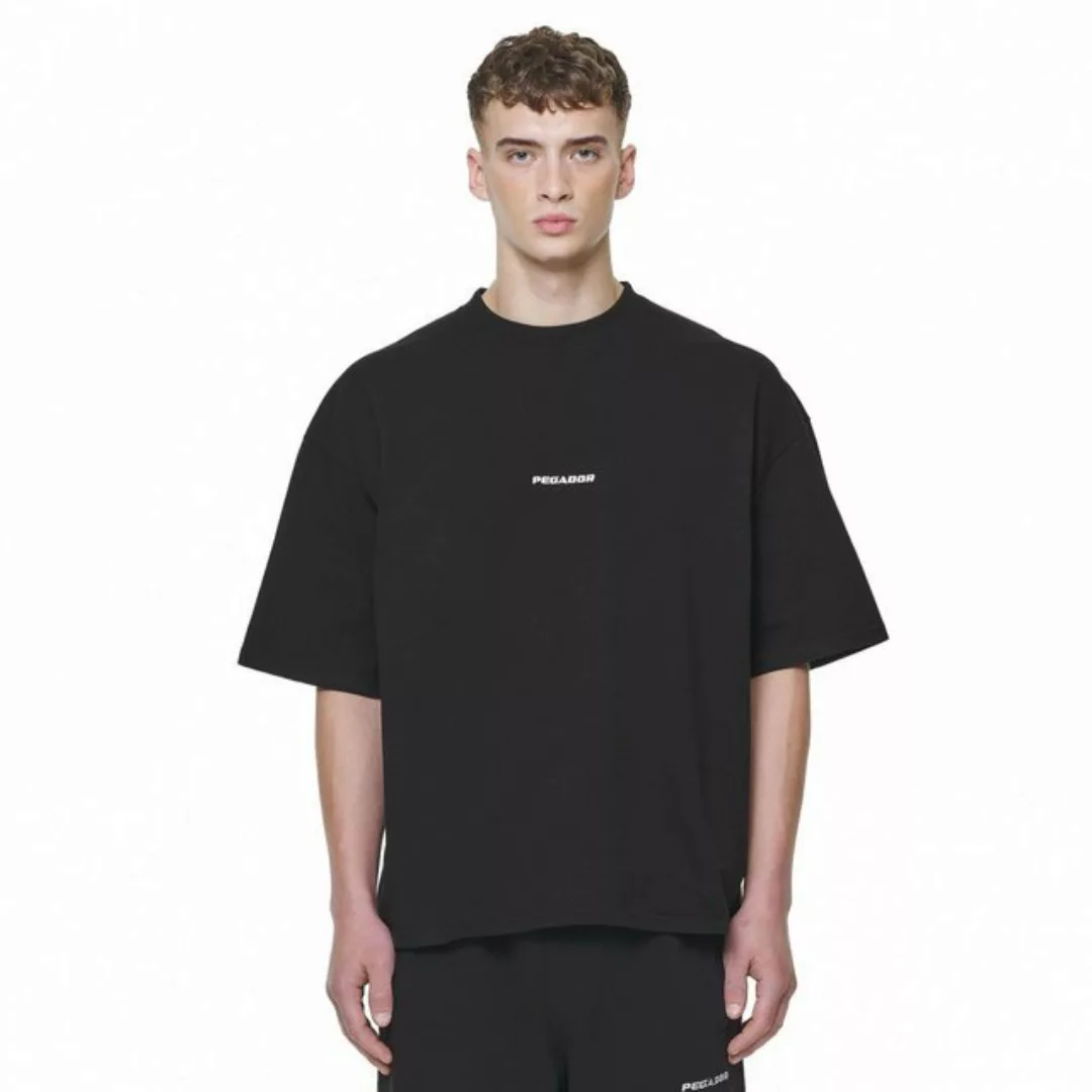 Pegador T-Shirt Colne Logo Oversized Tee, schwarz günstig online kaufen