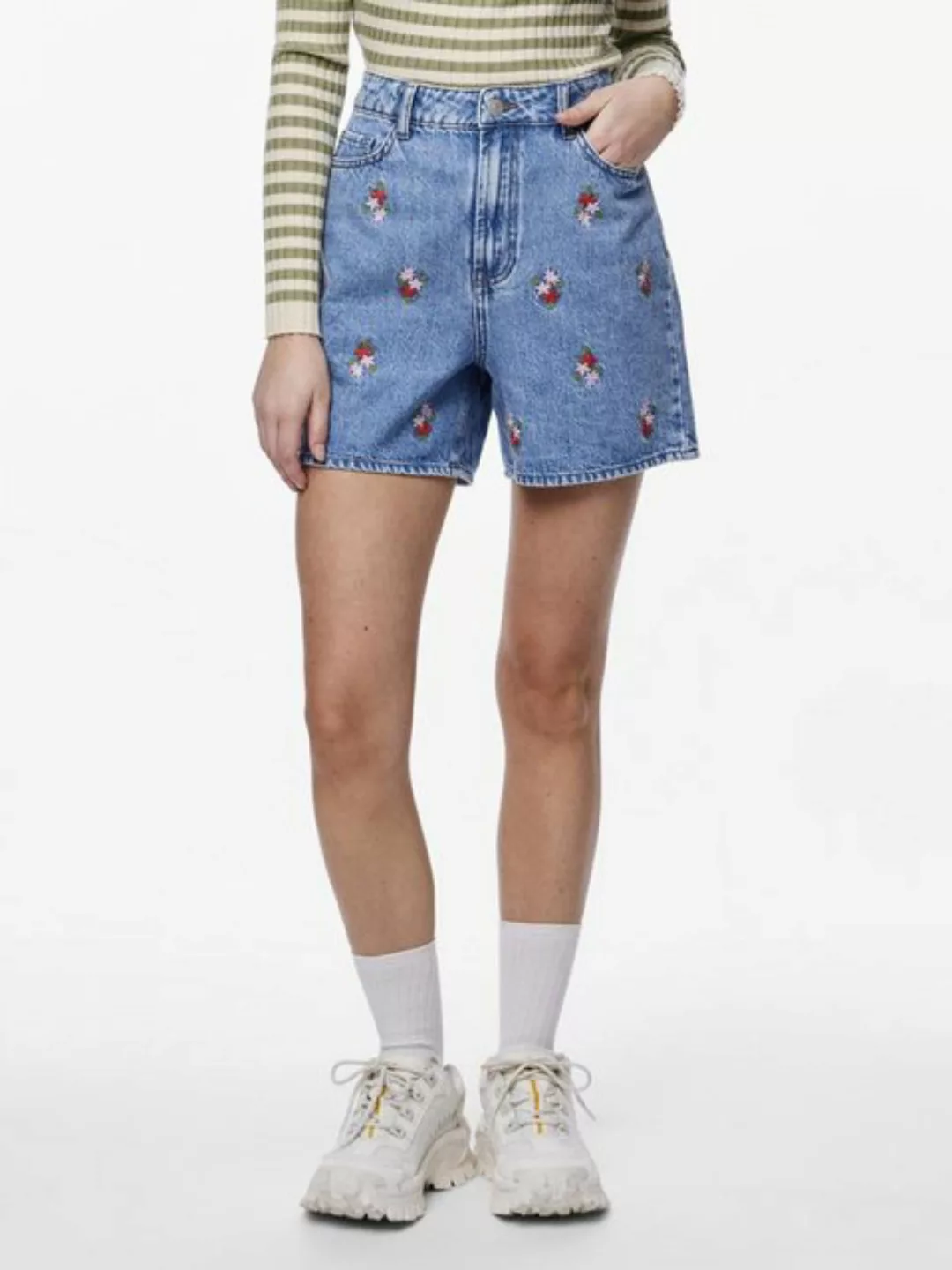 pieces Jeansshorts SKY (1-tlg) Stickerei günstig online kaufen