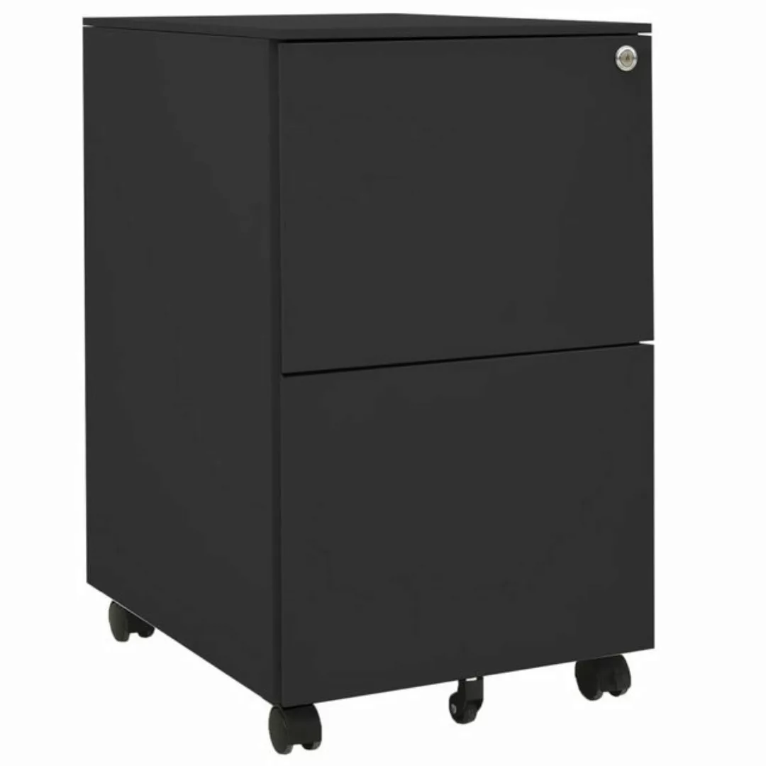 Aktenschrank Mit Rollen Anthrazit 39x45x67 Cm Stahl günstig online kaufen