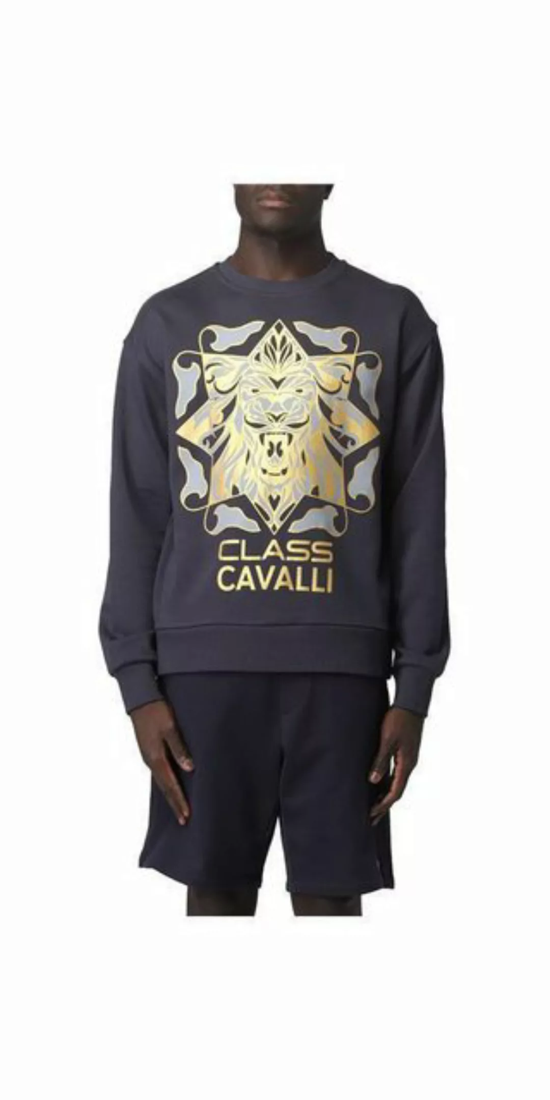 Cavalli Class Sweatshirt Cavalli Class Sweatshirt blau Herren günstig online kaufen