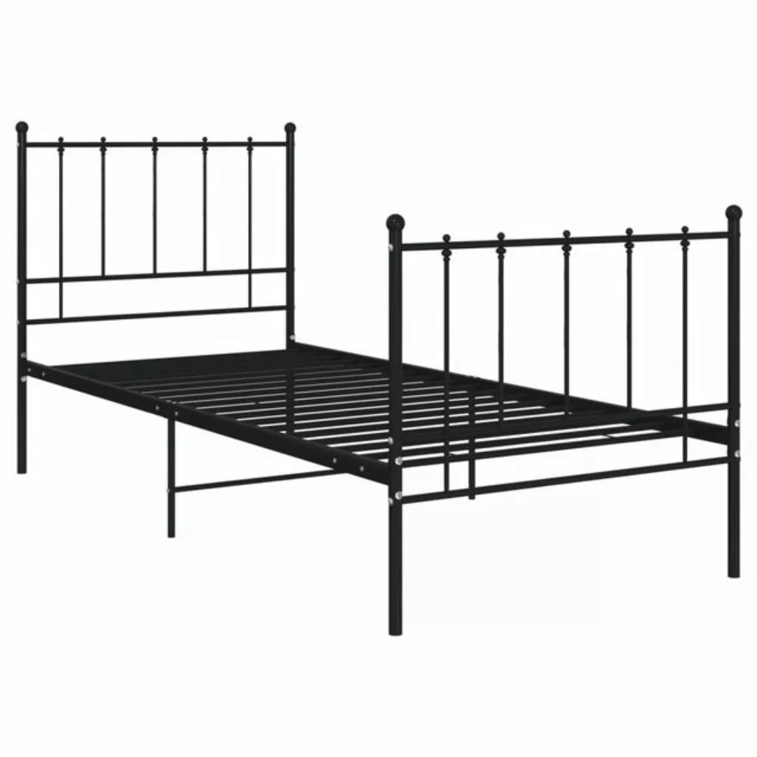 Bett Schwarz Metall 100x200 Cm günstig online kaufen