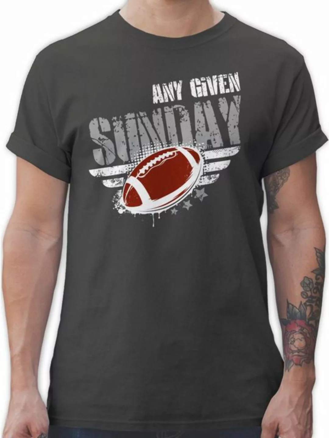 Shirtracer T-Shirt Any Given Sunday Football American Football NFL günstig online kaufen