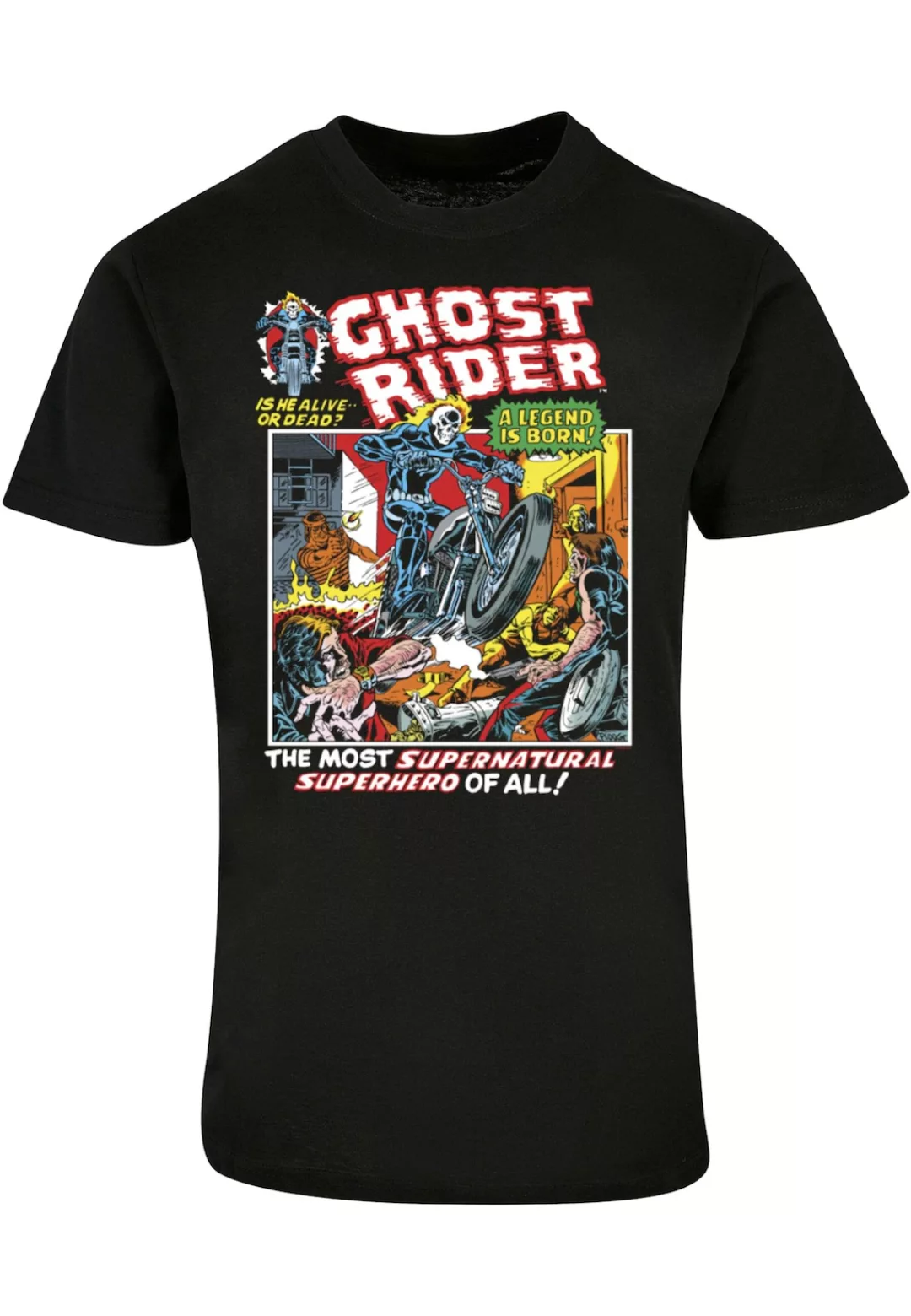 ABSOLUTE CULT T-Shirt "ABSOLUTE CULT Herren Marvel Comics - Ghost Rider Bas günstig online kaufen