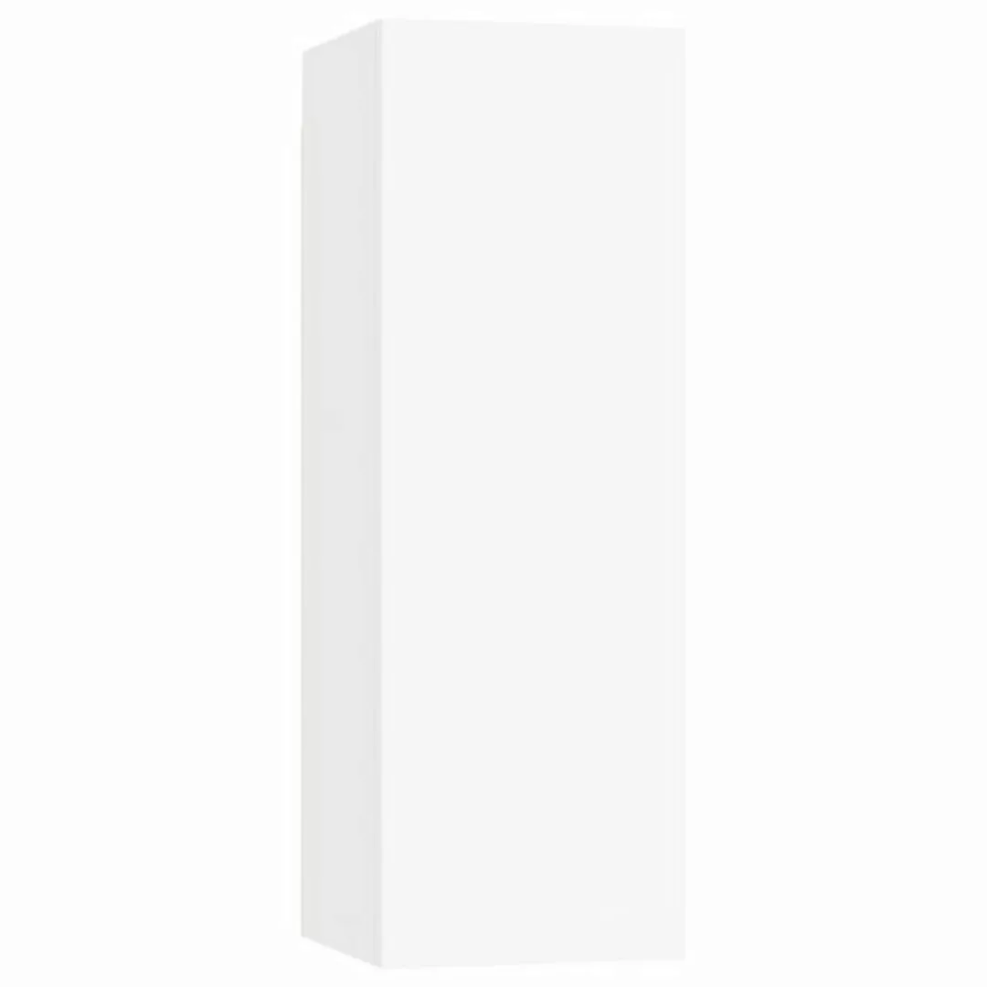 furnicato TV-Schrank Weiß 30,5x30x90 cm Holzwerkstoff günstig online kaufen