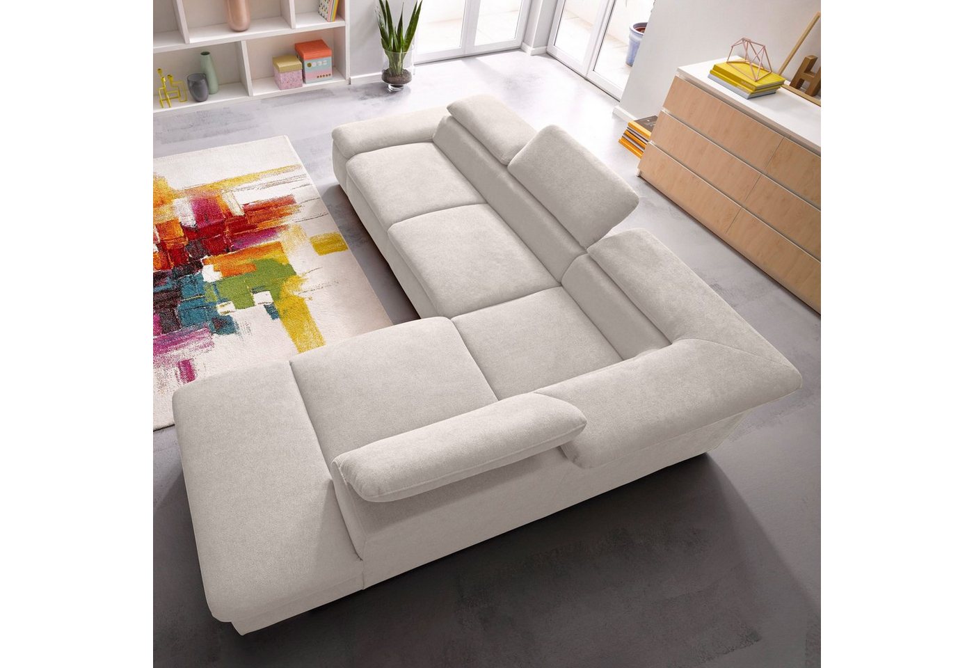 sit&more Ecksofa "Alcatraz L-Form", wahlweise mit Bettfunktion günstig online kaufen