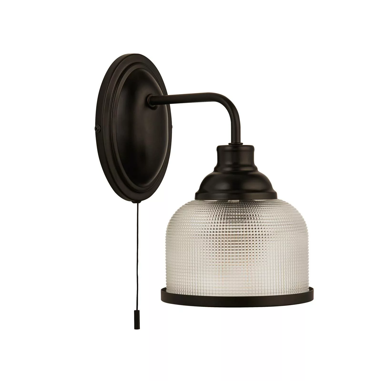 Wandlampe Bistro mit Zugschalter, schwarz günstig online kaufen