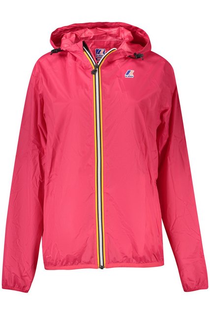 K-Way Outdoorjacke Sportliche Damenjacke: Wasserdicht, Rosa, Mit Kontrastde günstig online kaufen