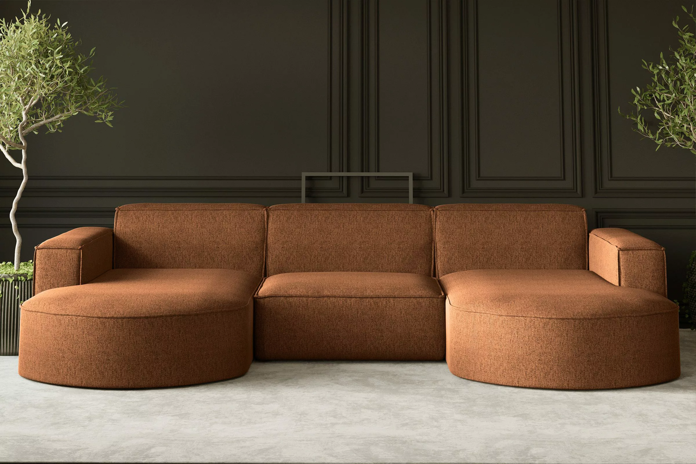 Kaiser Möbel Ecksofa Sofa U form, günstig online kaufen