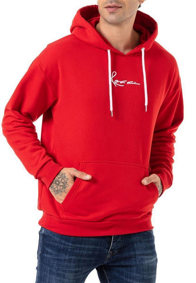 RedBridge Kapuzensweatshirt Herren Kapuzenpullover Rot XXL Bestickung günstig online kaufen