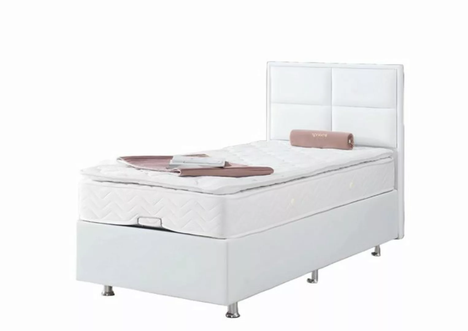 Xlmoebel Bett Boxspring Einzelbett Möbel Bett 120x200cm inklusive Matratze günstig online kaufen