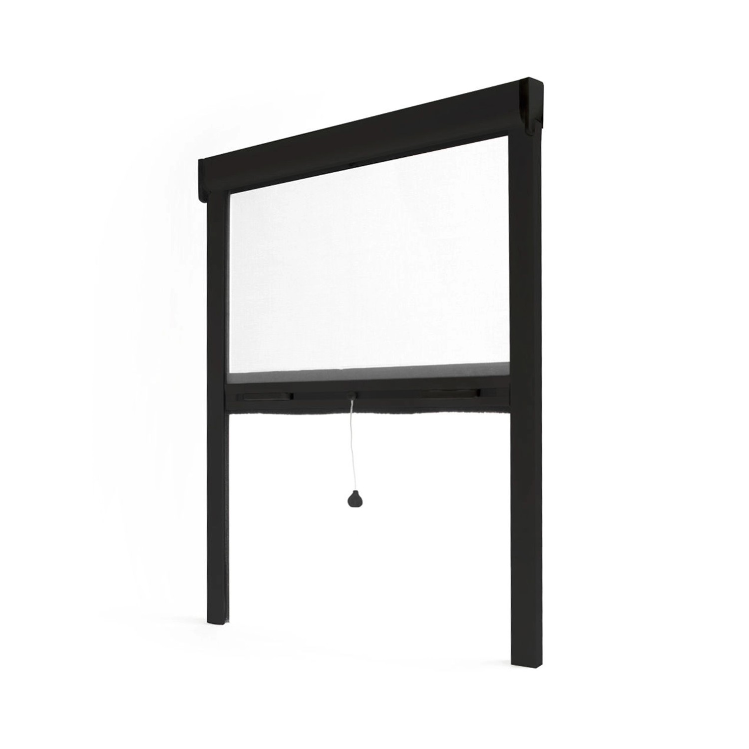 Avosdim Insektenschutzrollo Fenster & Tür Aluminium 125cm x 160cm Schwarz günstig online kaufen