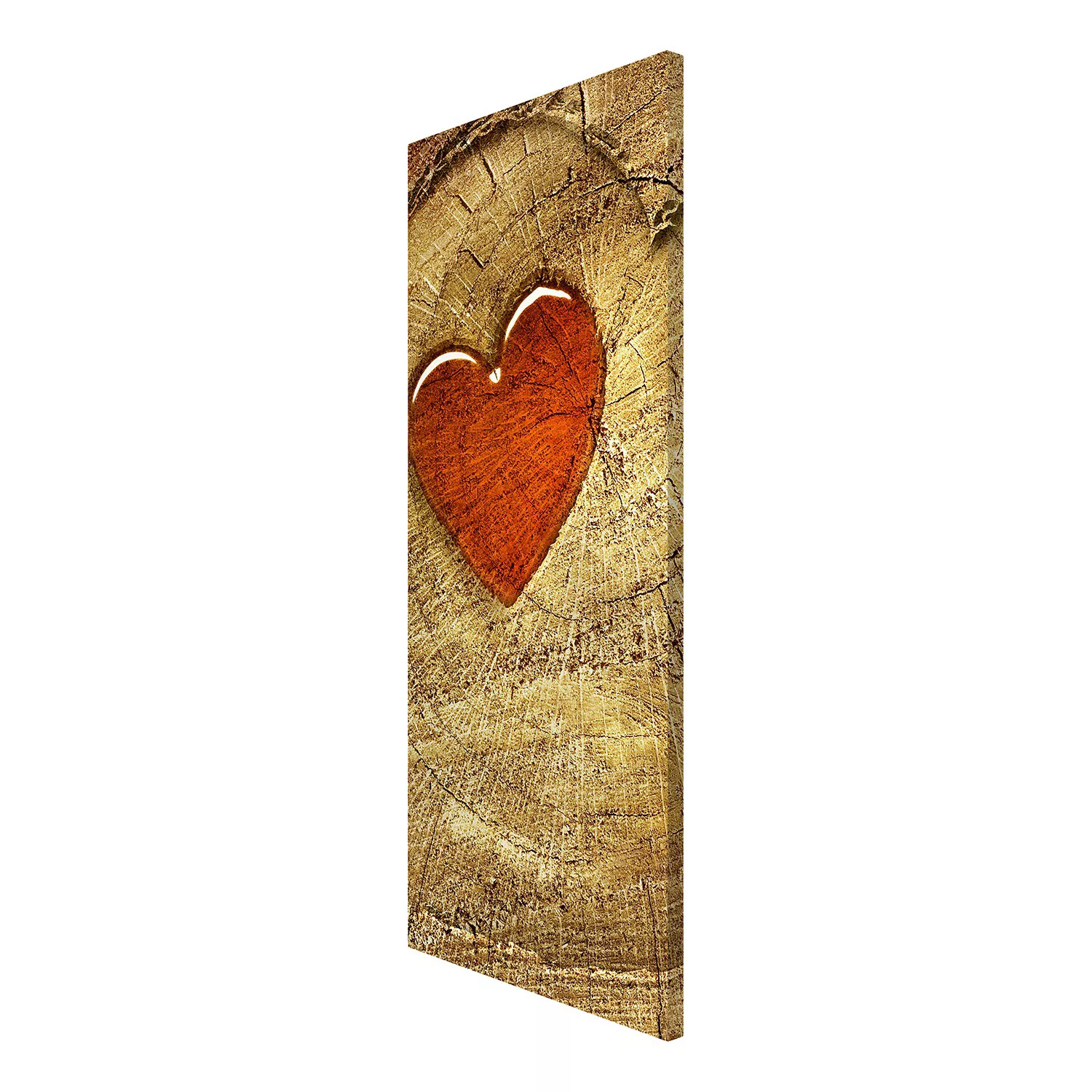 Magnettafel Holzoptik - Hochformat 1:2 Natural Love günstig online kaufen