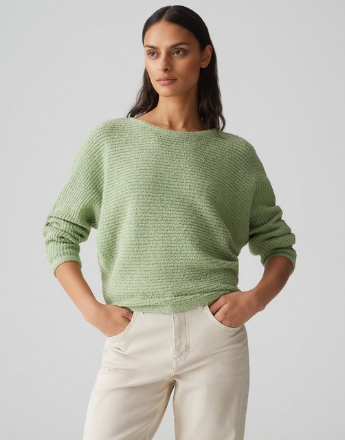 OPUS Strickpullover Pullover PURIANN Batwing Fit Regular aus Baumwolle günstig online kaufen