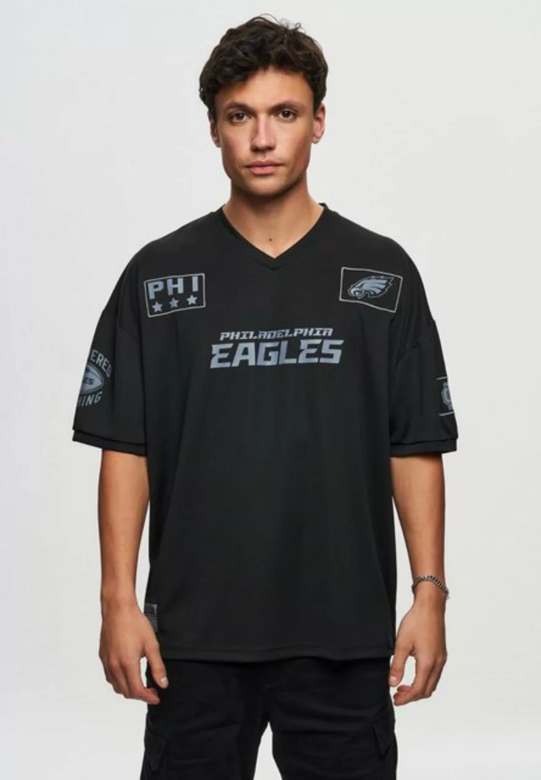 Recovered T-Shirt NFL Eagles PHI 33 Oversized günstig online kaufen