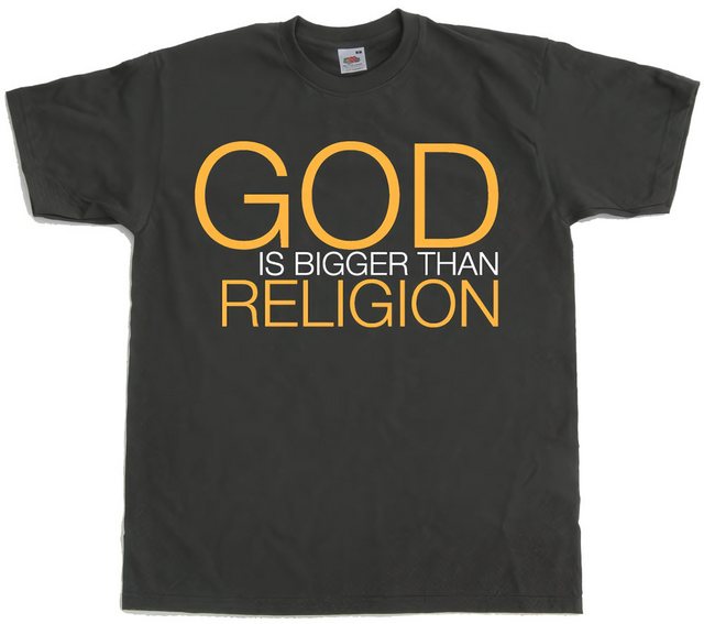 Hybris T-Shirt God Is Bigger Than Religion T-Shirt günstig online kaufen