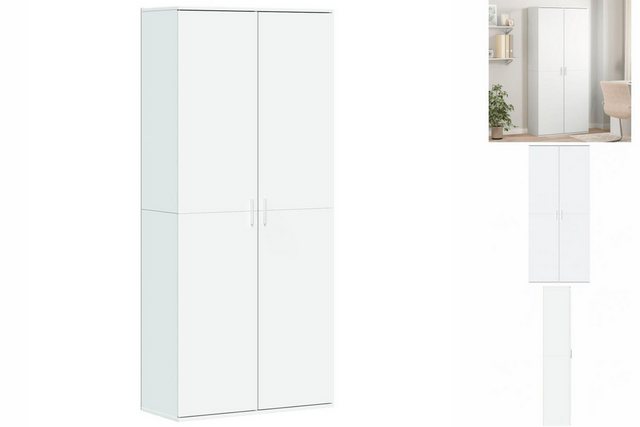 vidaXL Kleiderschrank Kleiderschrank Weiß 80x35x180 cm Holzwerkstoff günstig online kaufen