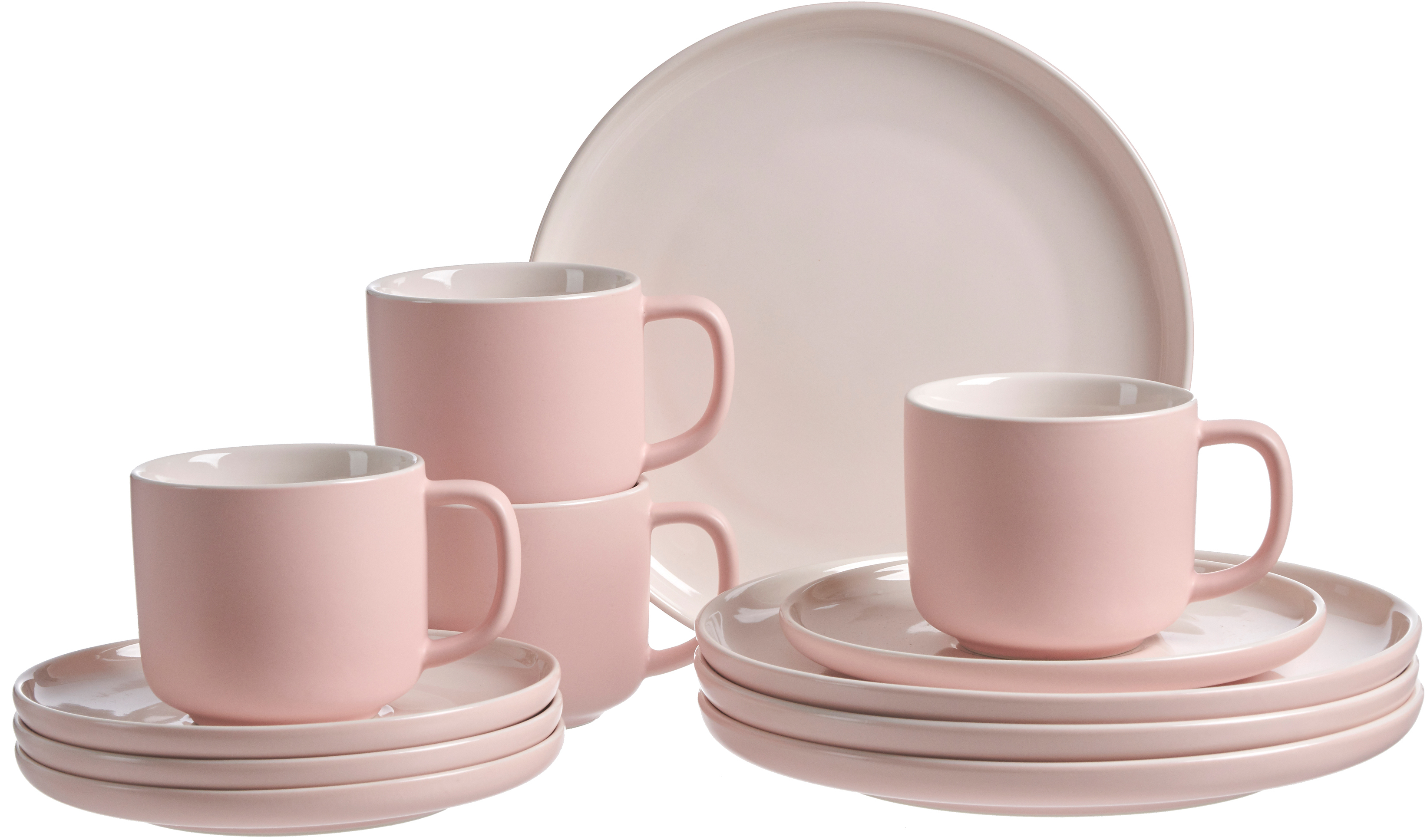 Ritzenhoff & Breker Jasper Kaffeeservice 12-teilig Rosa günstig online kaufen