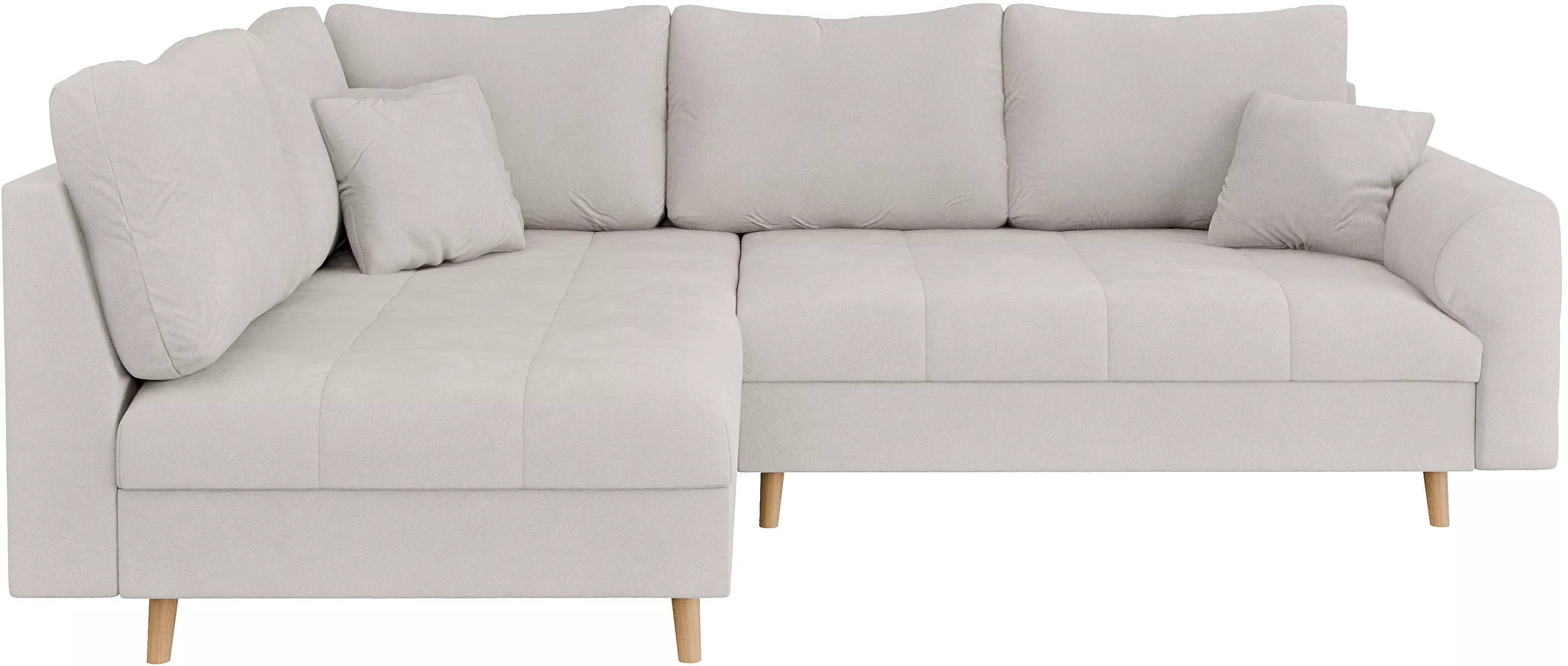 Home affaire Ecksofa »CHARRE L-Form mit Ottomane, Maße B/T/H: 231/161/81 cm günstig online kaufen