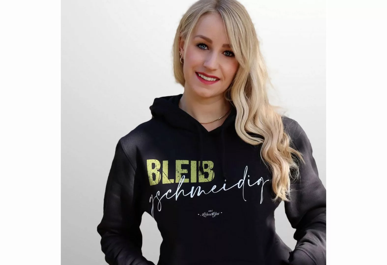 Bavariashop Hoodie Damen Hoodie "Bleib gschmeidig günstig online kaufen