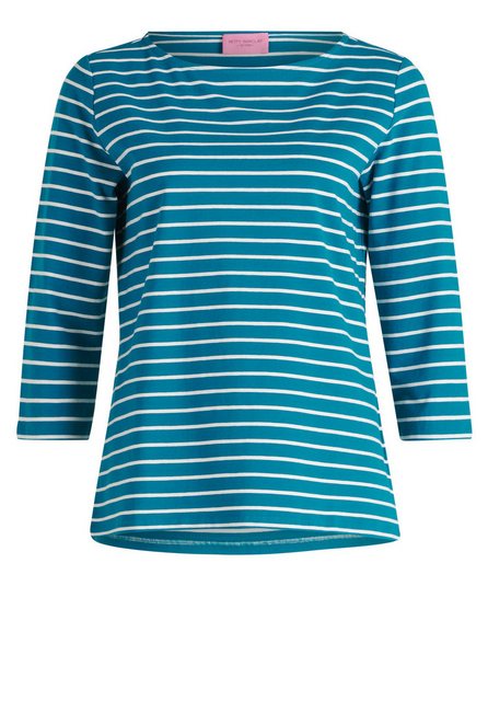 Betty Barclay T-Shirt Shirt Kurz 3/4 Arm, Petrol/Cream günstig online kaufen