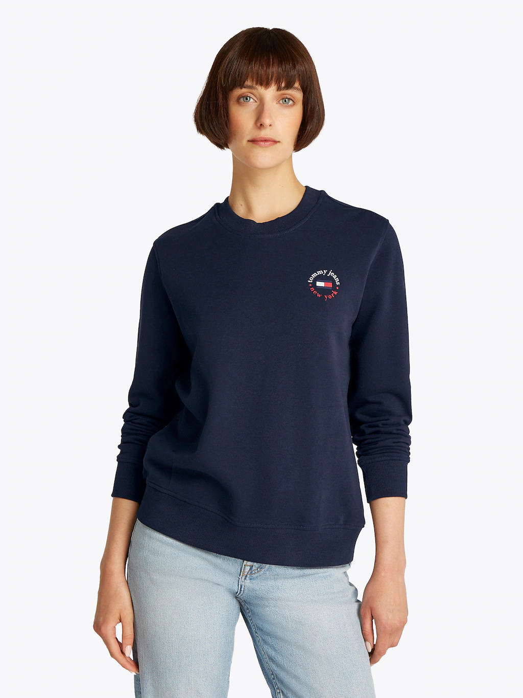 Tommy Jeans Sweatshirt "TJW REG ESSENTIAL LOGO 2 CREW", mit Logo günstig online kaufen