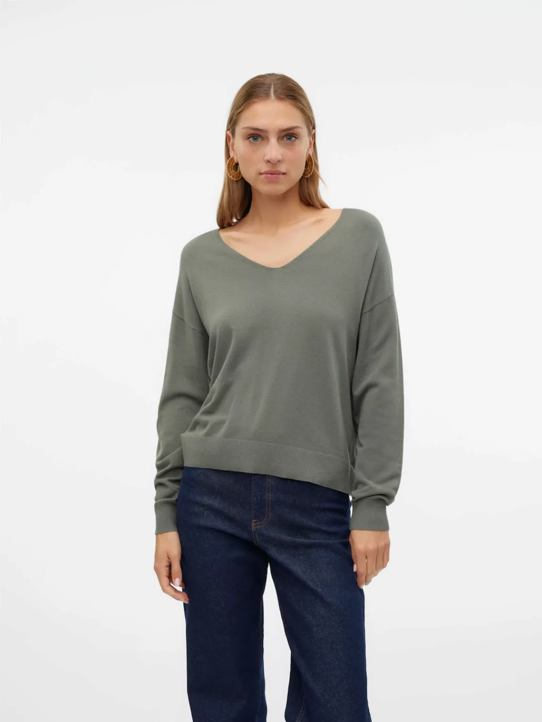 Vero Moda Strickpullover VMBreeze (1-tlg) Plain/ohne Details günstig online kaufen