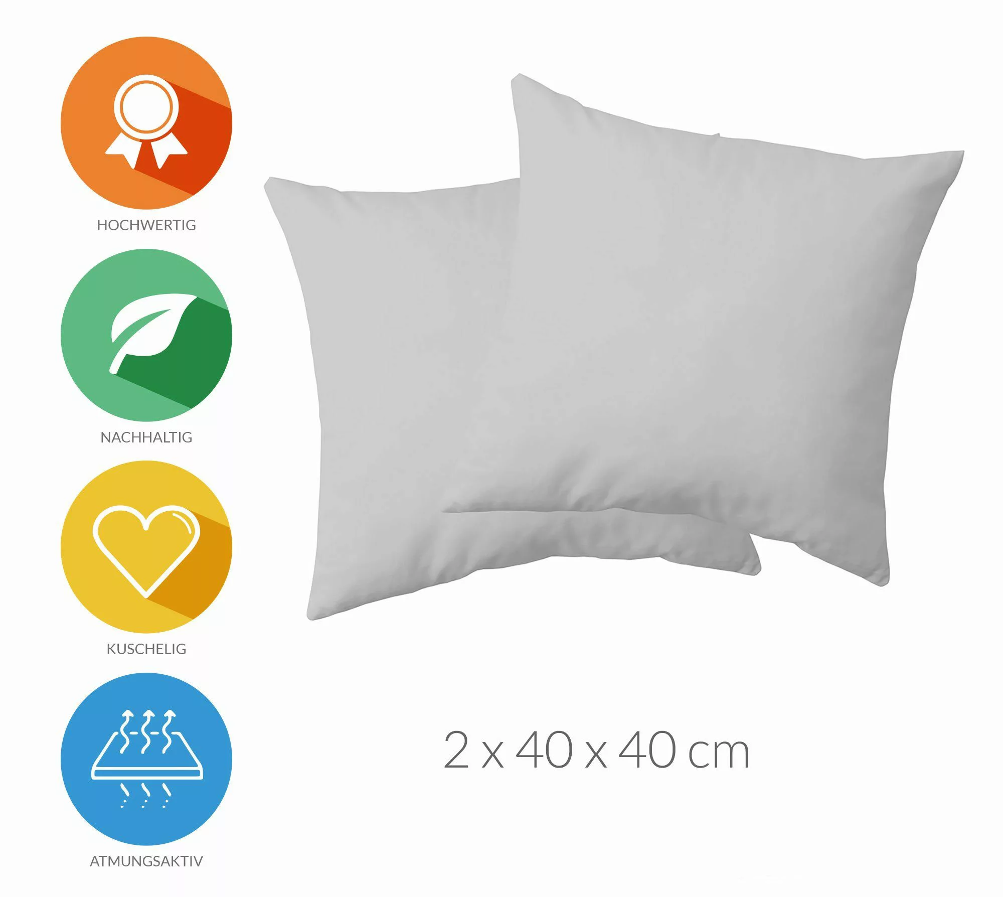 Lavea Kissenbezug Jasmin, (2 Stück), Kopfkissenbezug günstig online kaufen