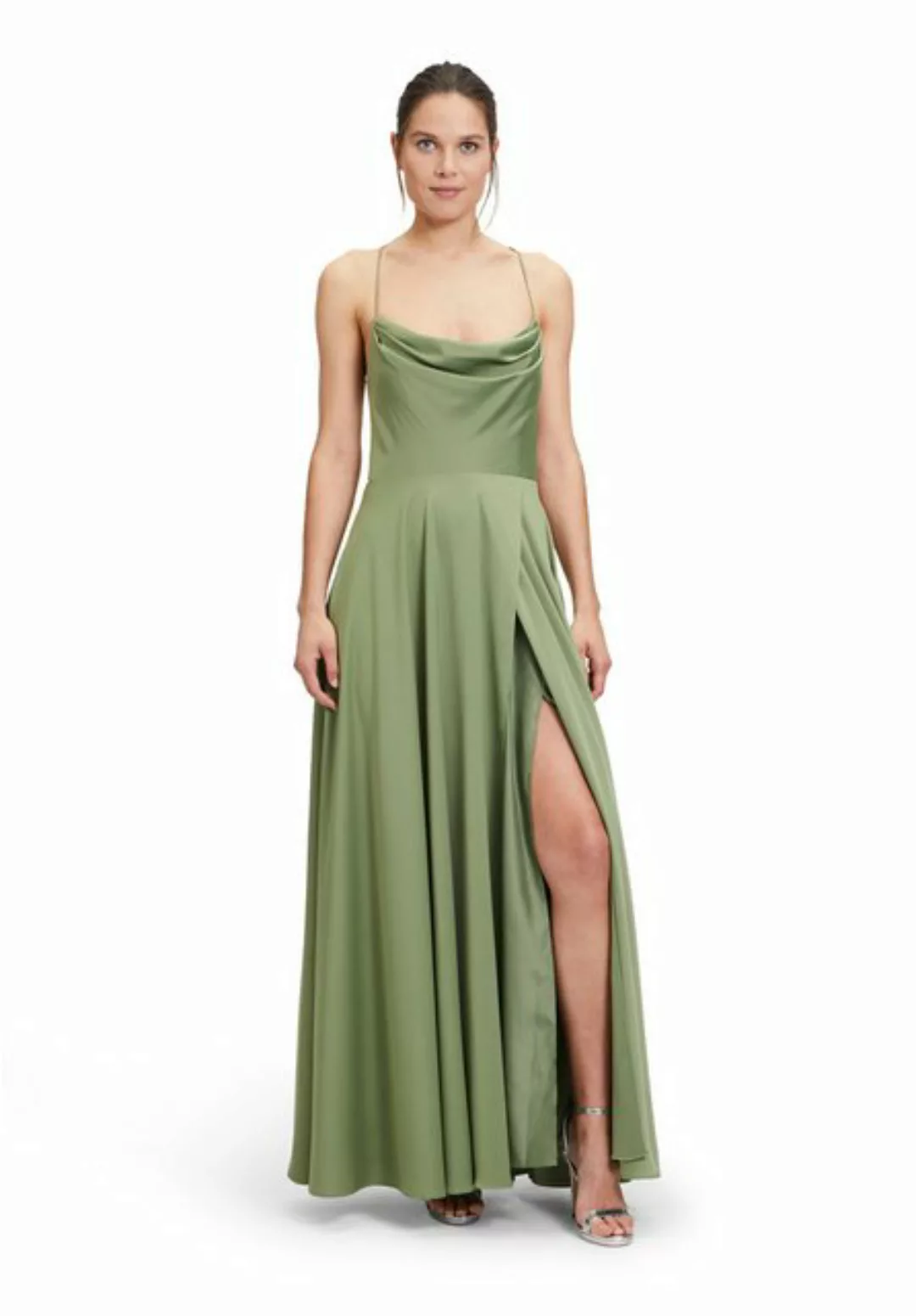 Vera Mont Maxikleid mit Wasserfallausschnitt (1-tlg) Stoff günstig online kaufen