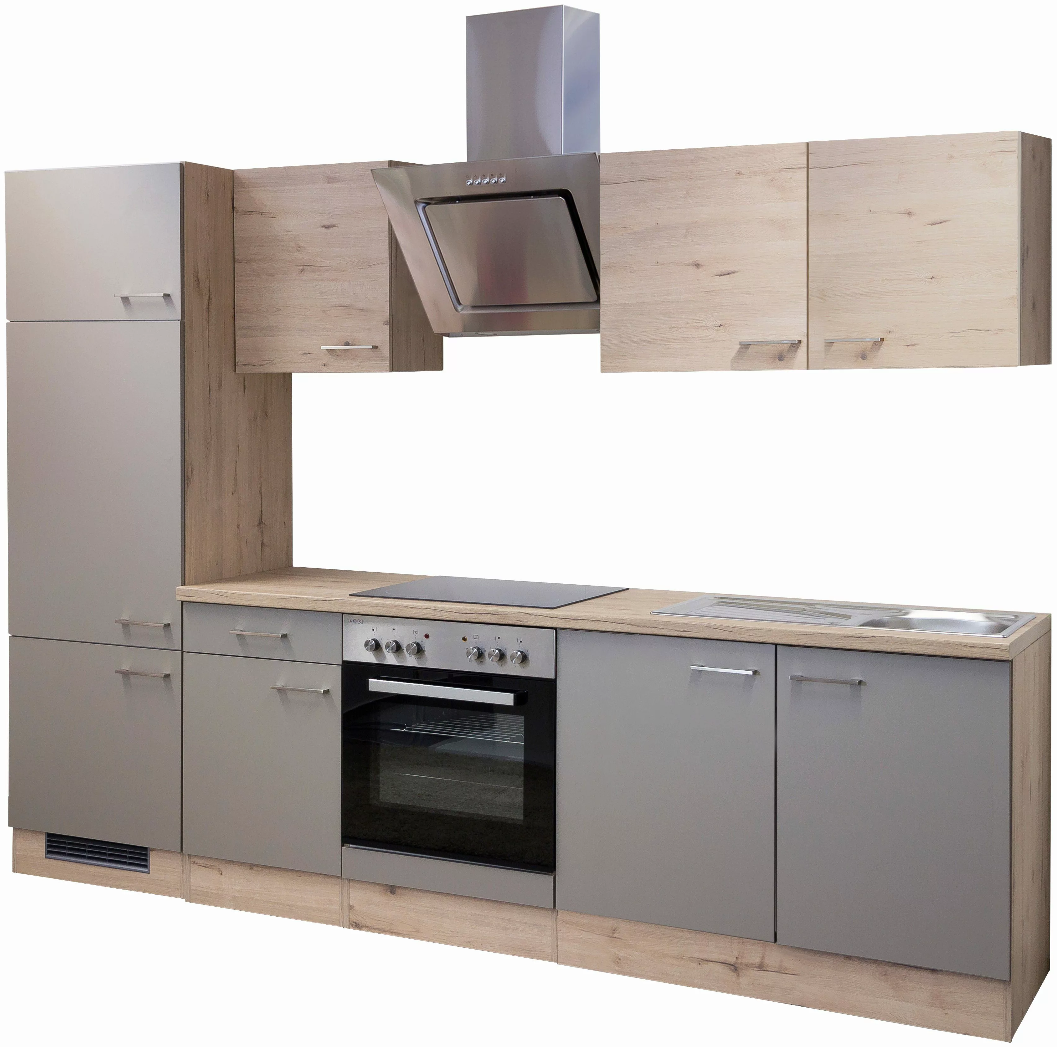Flex-Well Küchenzeile "Riva", mit E-Geräten, Gesamtbreite 270 cm günstig online kaufen