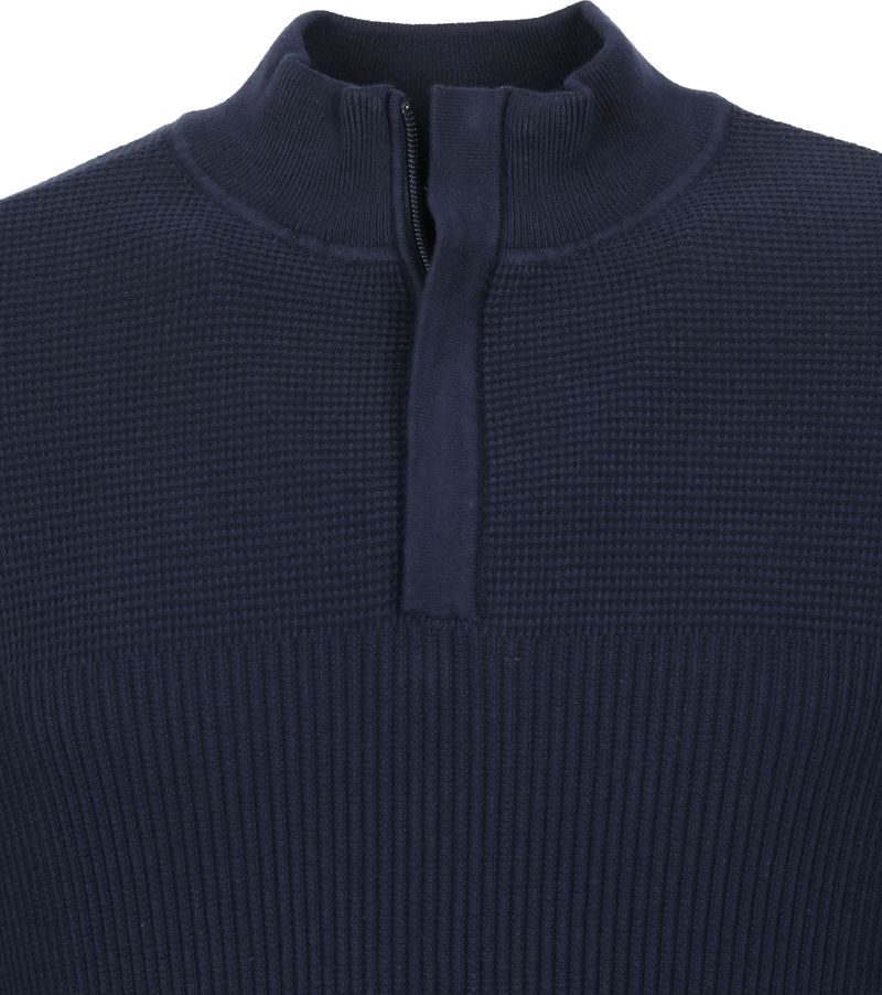 Suitable George Pullover Half Zip Navy - Größe M günstig online kaufen