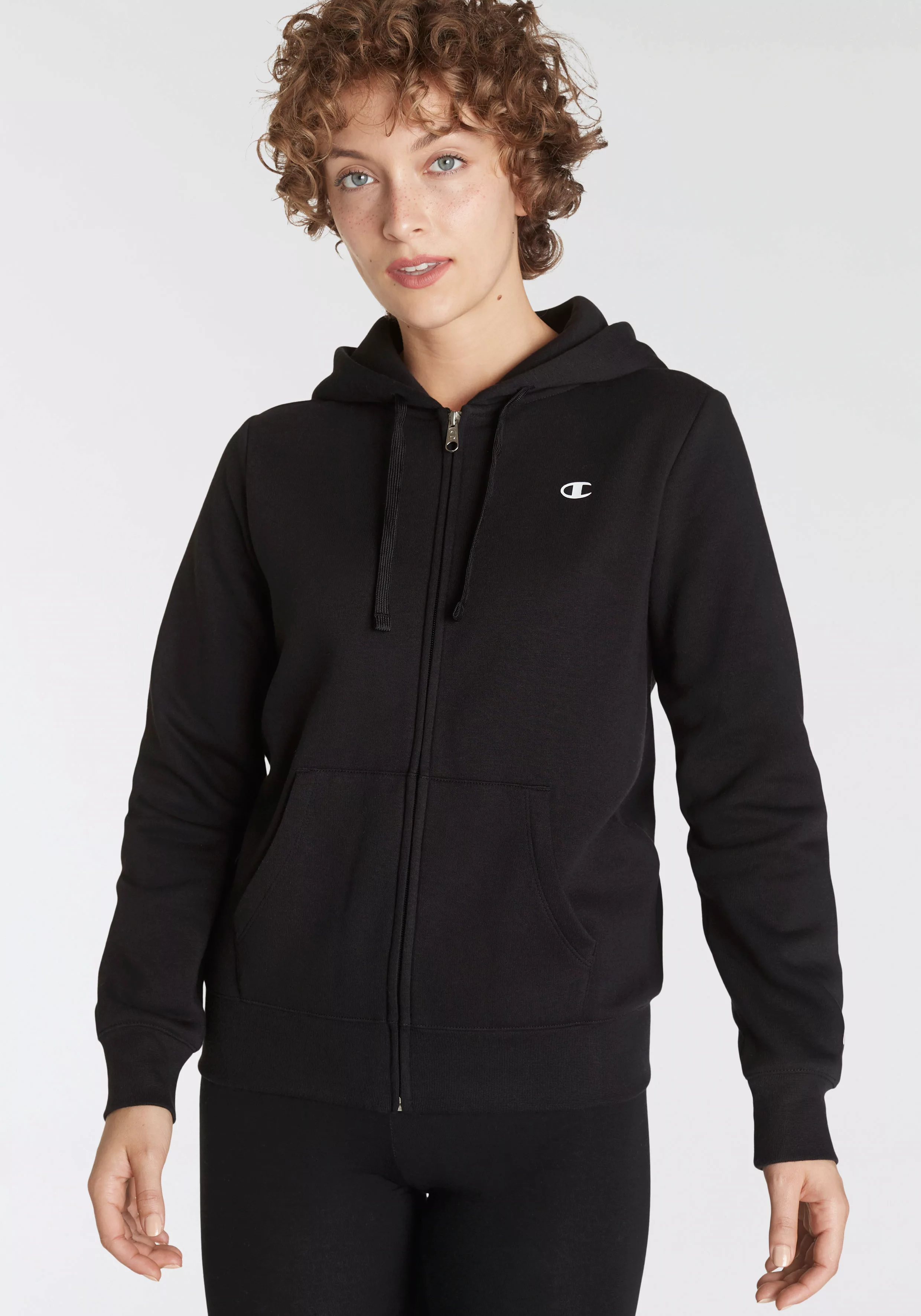 Champion Sweatjacke "Basic Hooded Full Zip Sweatshirt" günstig online kaufen