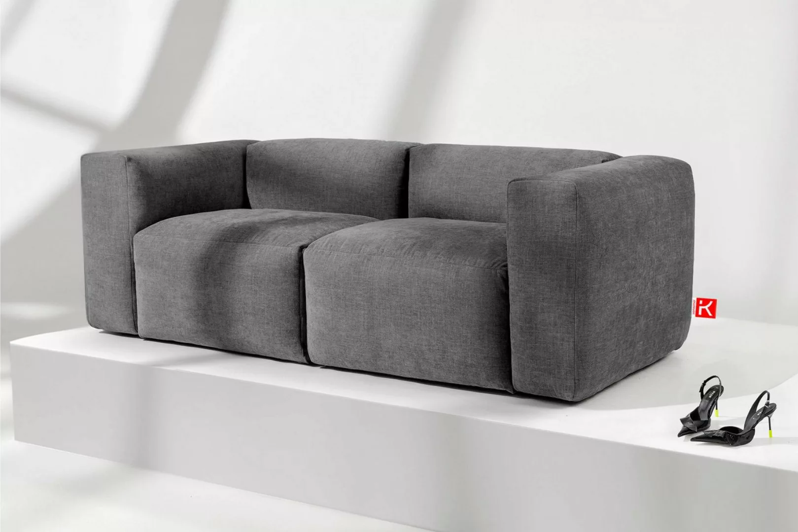 KONSIMO 3-Sitzer BUFFO Einzelsofa, modulares Sofa, hergestellt in der EU, e günstig online kaufen